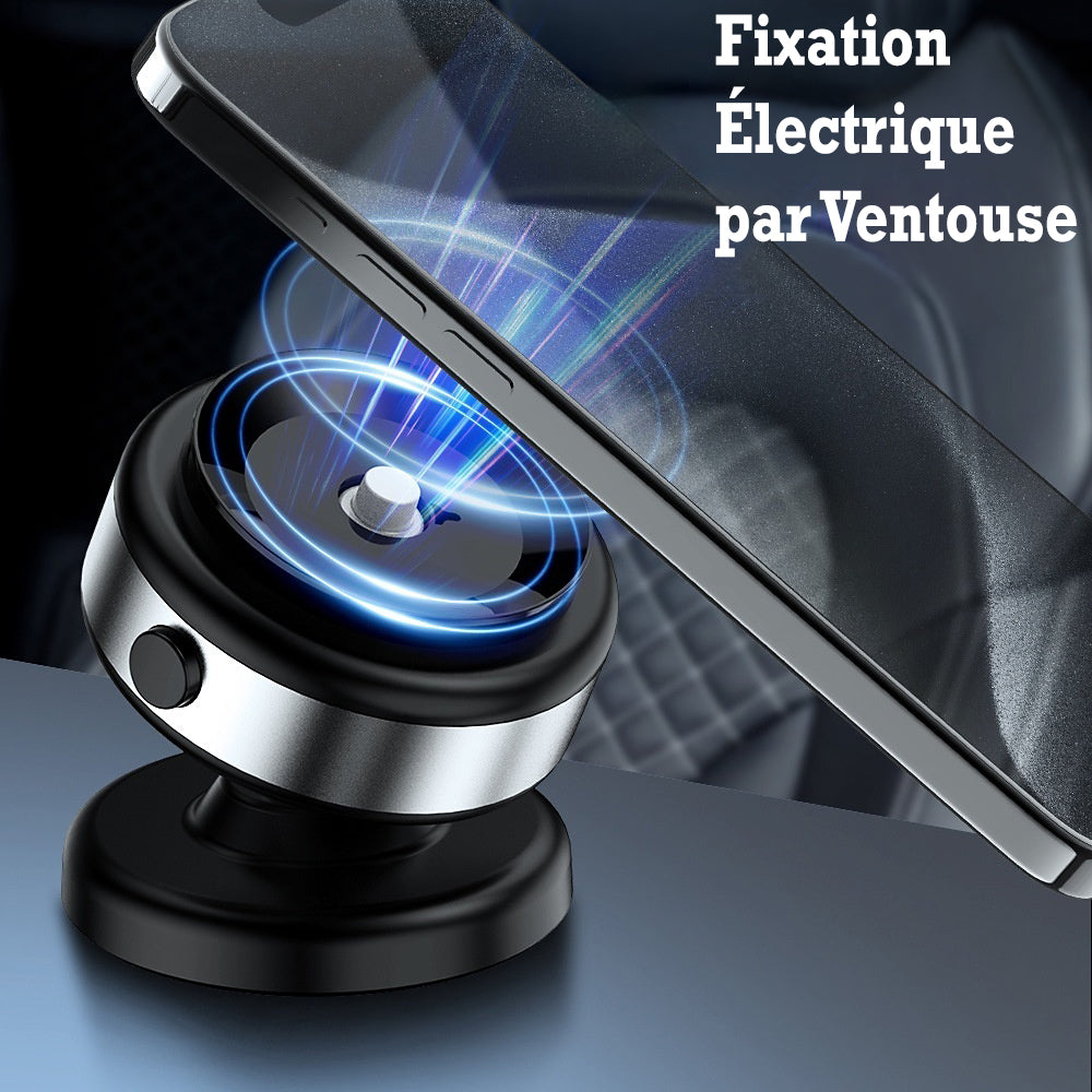 Support ventouse Smartphone Magnétique - Avec Ultra-Haute Adhérence & Recharge Rapide