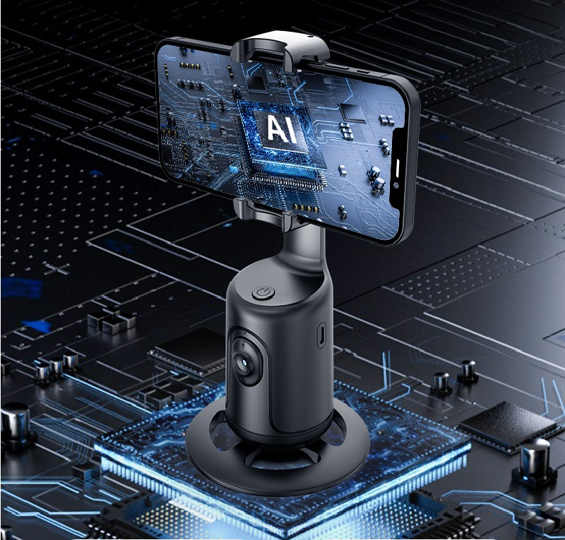 Trépied Selfie 360° Intelligent avec I.A – Suivi Automatique