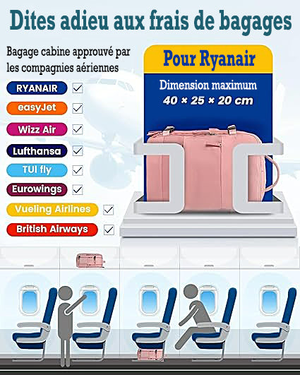 Sac de Voyage Grande Capacité – Port USB, imperméable et résistant
