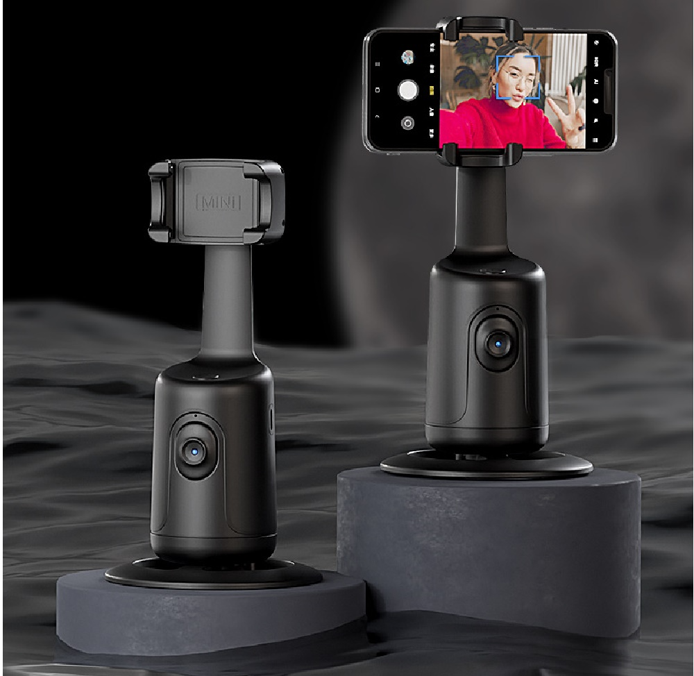 Trépied Selfie 360° Intelligent avec I.A – Suivi Automatique