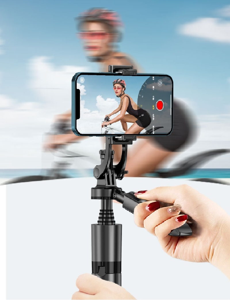 Trépied Selfie 360° Intelligent avec I.A – Suivi Automatique