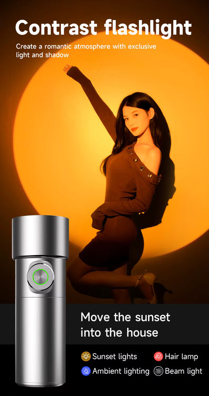 M10 Flashlight Photo & Video – Professional LED Lighting with Adjustable Zoom