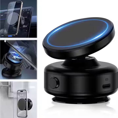 Support ventouse Smartphone Magnétique - Avec Ultra-Haute Adhérence & Recharge Rapide