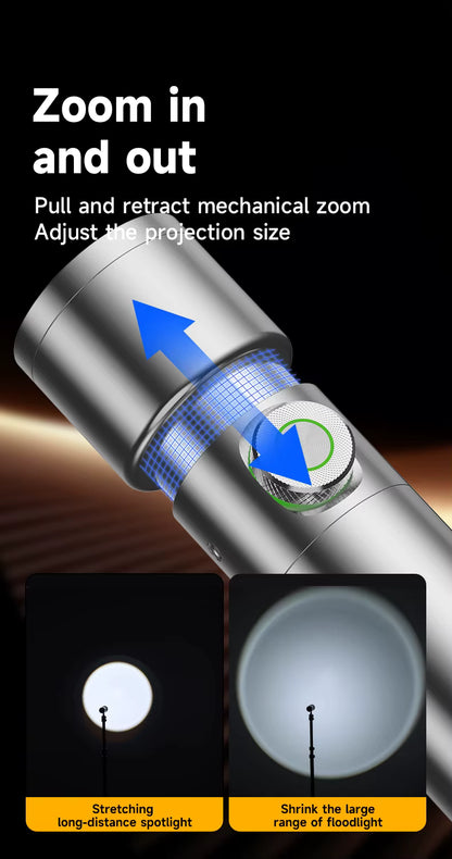 M10 Flashlight Photo & Video – Professional LED Lighting with Adjustable Zoom