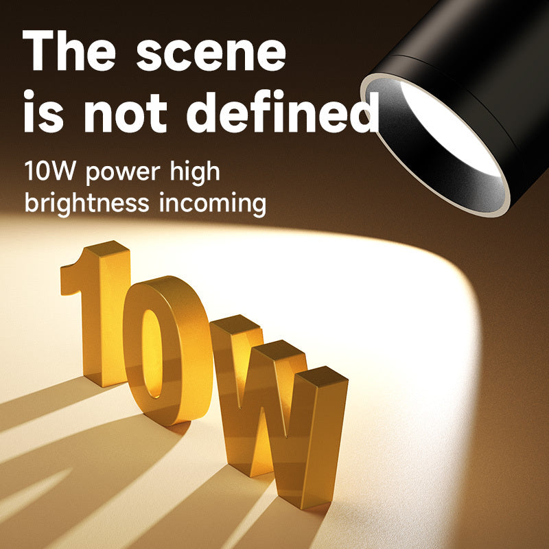 M10 Flashlight Photo & Video – Professional LED Lighting with Adjustable Zoom