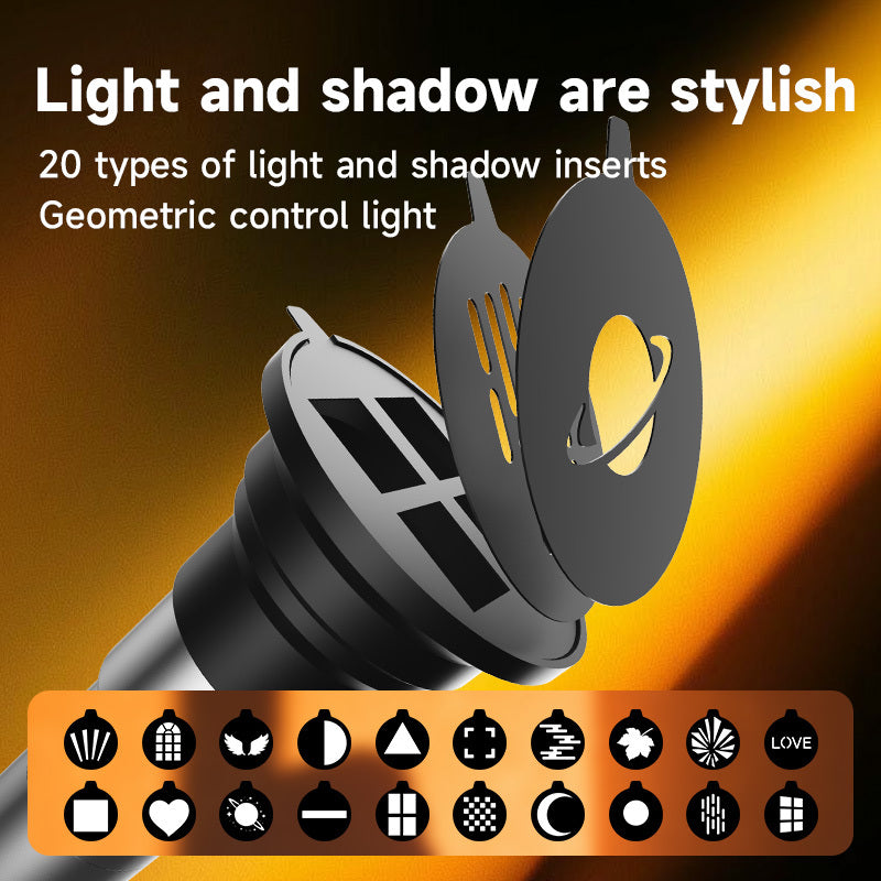 M10 Flashlight Photo & Video – Professional LED Lighting with Adjustable Zoom