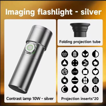 Lampe Torche M10 pour Photo & Vidéo - Éclairage LED Pro avec Zoom réglable